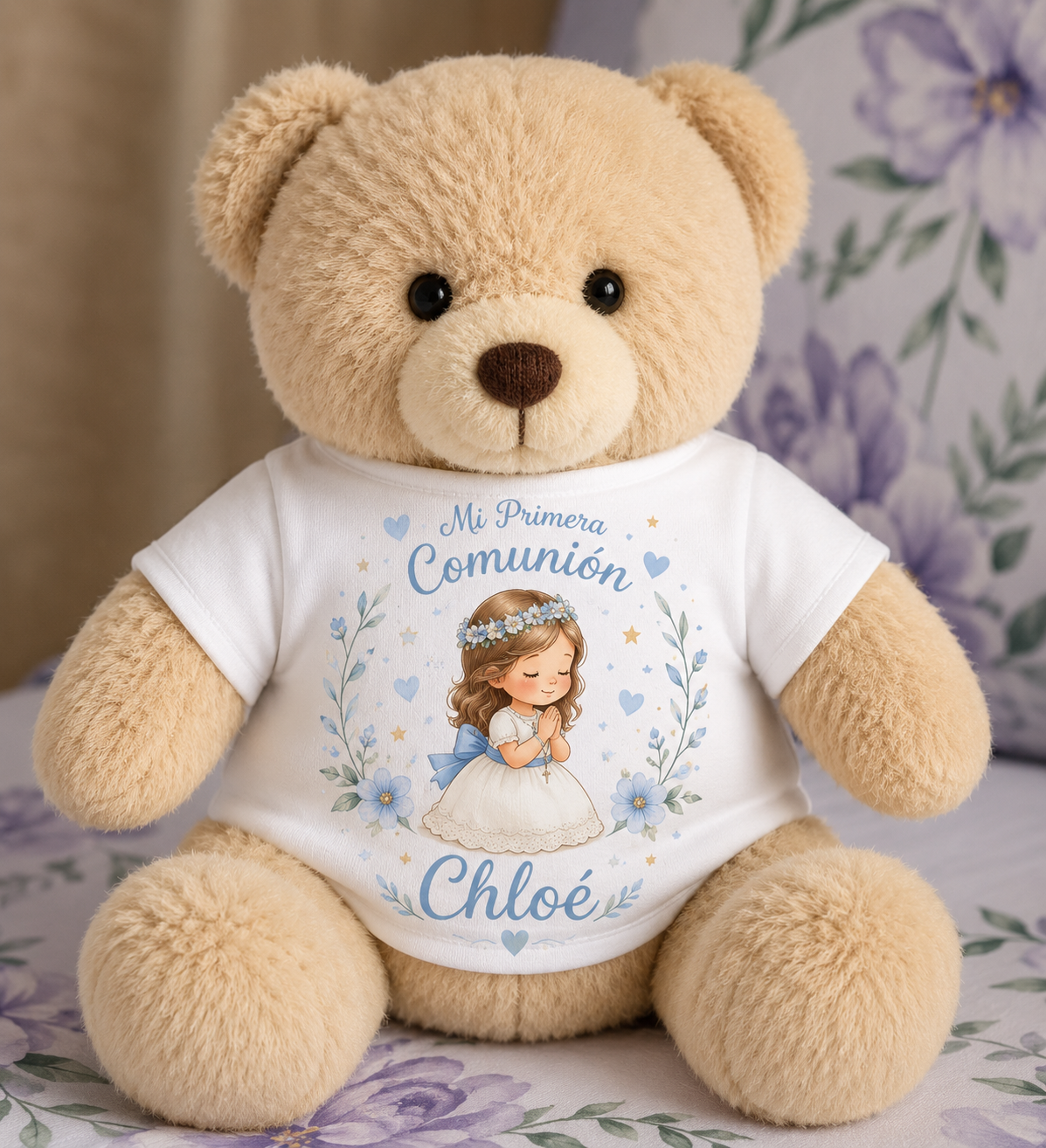 🧸 Osito de Peluche Personalizado | Primera Comunión