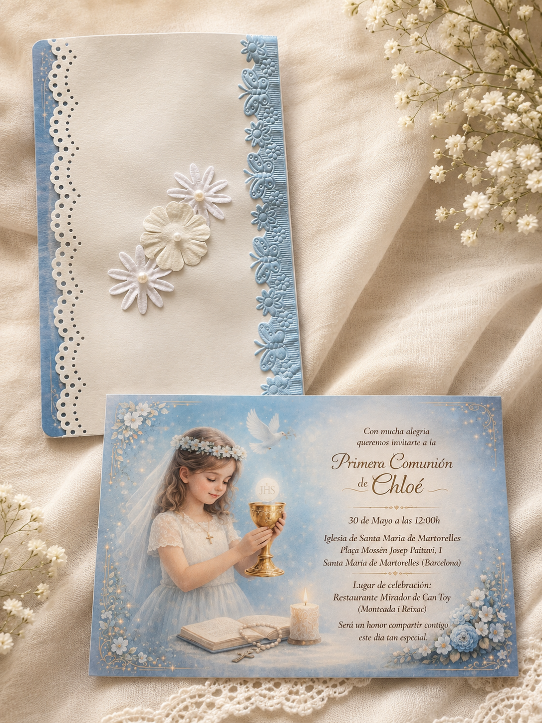 🌟 Invitaciones Personalizadas | Primera Comunión